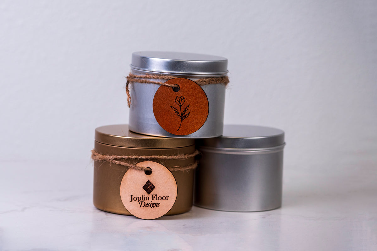 Decorated product tins